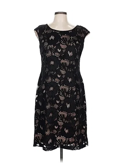Pre-owned Connected Apparel Cocktail Dress In Black