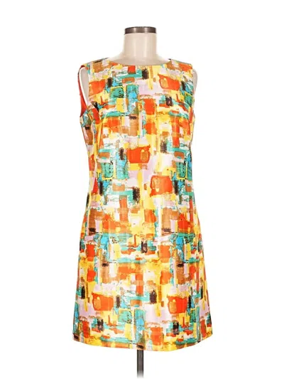 Pre-owned Tahari By Asl Casual Dress In Orange