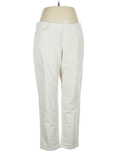 Pre-owned Jjill Casual Pants In White