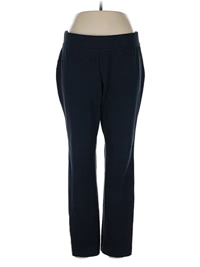 Pre-owned Lands' End Active Pants In Blue