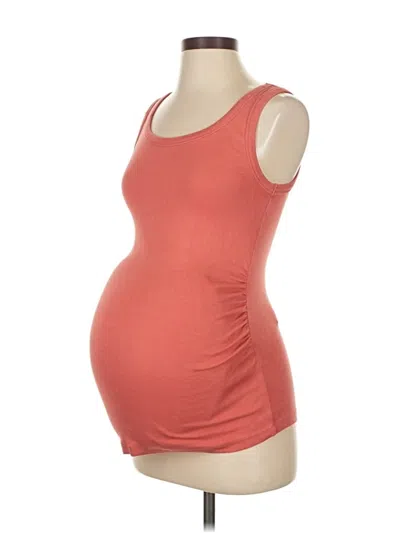 Pre-owned Gap - Maternity Tank Top Red Strapless Neckline Tops