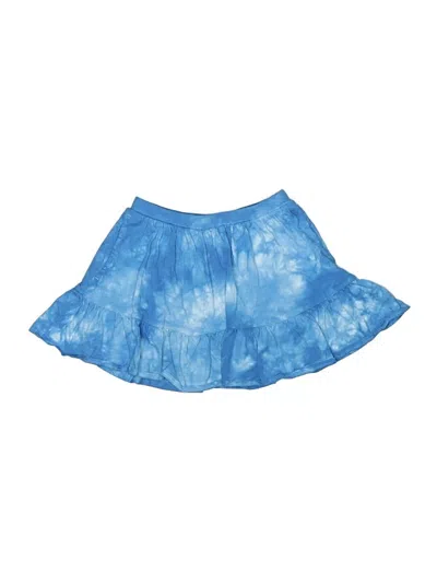 Pre-owned Lands' End Kids'  Skirt In Blue