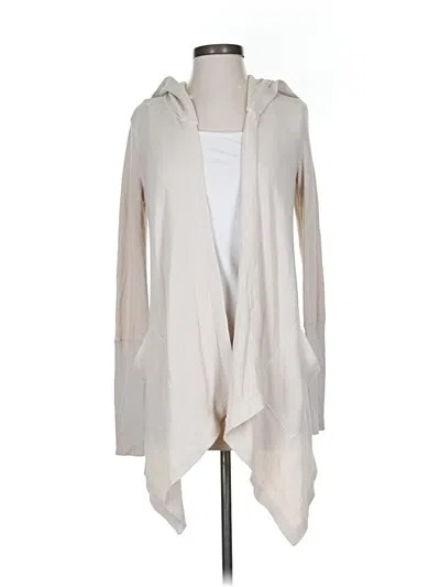 Pre-owned Splendid Cardigan Sweater In White