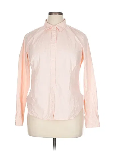 Pre-owned J.crew 365 Long Sleeve Button Down Shirt In Pink