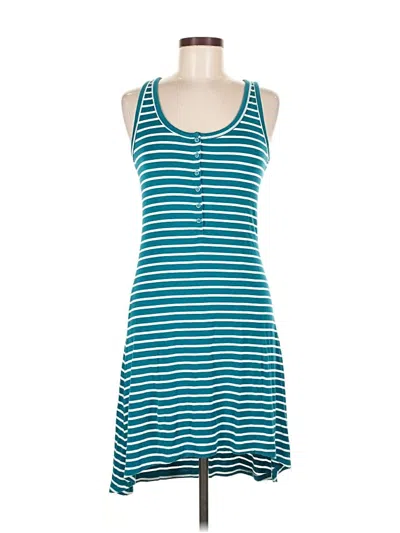 Pre-owned Caslon Casual Dress In Blue