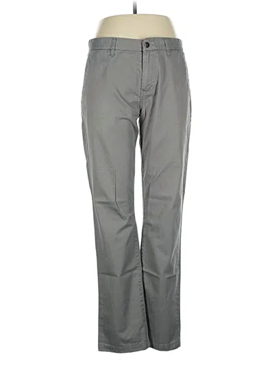 Pre-owned Volcom Casual Pants In Gray