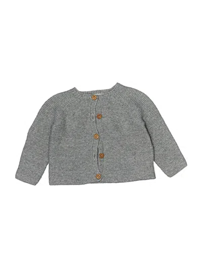 Pre-owned Zara Babies' Cardigan Sweater In Gray