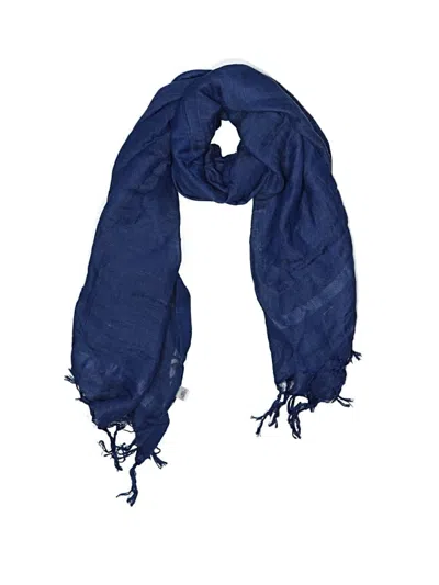 Pre-owned Love Quotes Scarf In Blue