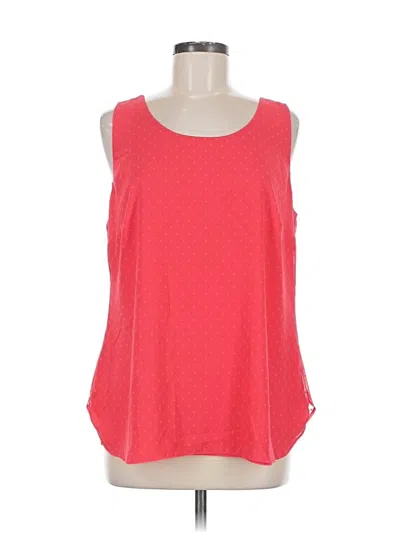 Pre-owned Chico's Sleeveless Blouse In Red