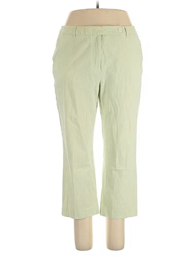 Pre-owned Susan Bristol Casual Pants In Green