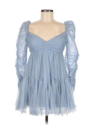 Pre-owned Zimmermann Cocktail Dress In Blue