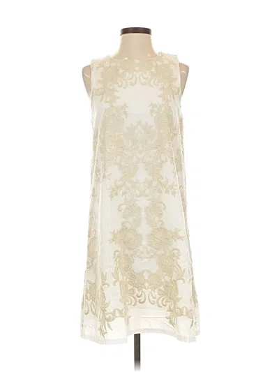 Pre-owned Karen Kane Cocktail Dress In White