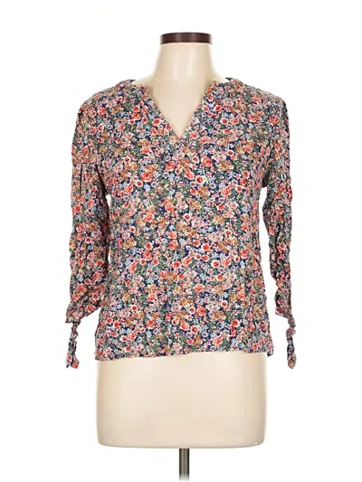 Pre-owned Rose & Thyme 3/4 Sleeve Blouse In Pink