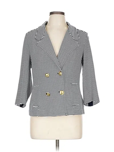 Pre-owned Cabi Blazer Jacket In White
