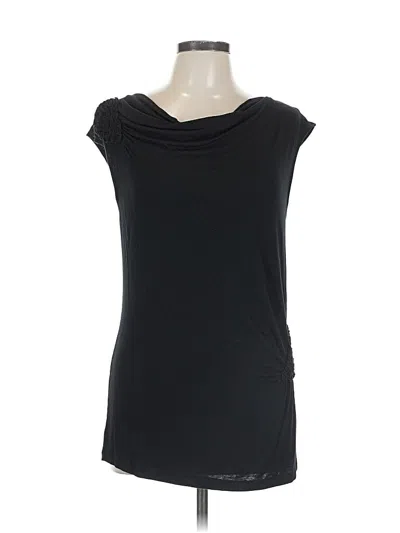 Pre-owned Design History Sleeveless Top Black Cowl Neck Tops