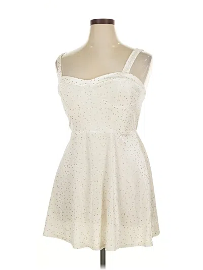 Pre-owned Speechless Cocktail Dress In White
