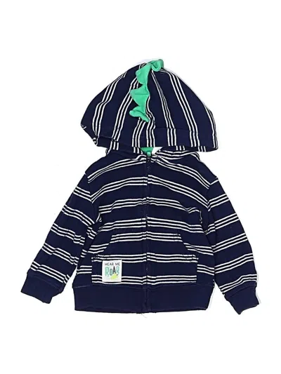 Pre-owned Assorted Brands Babies' Zip Up Hoodie In Blue