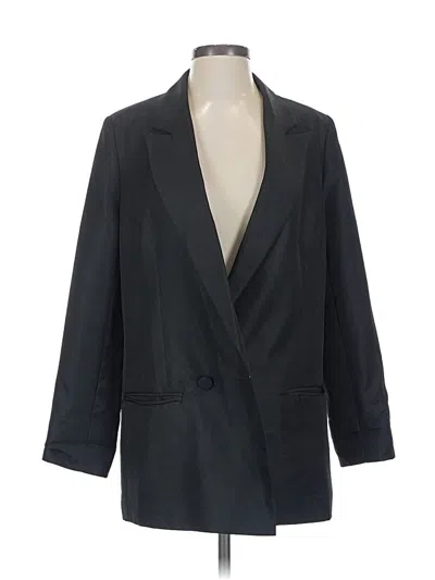 Pre-owned Asos Design Blazer Jacket In Black