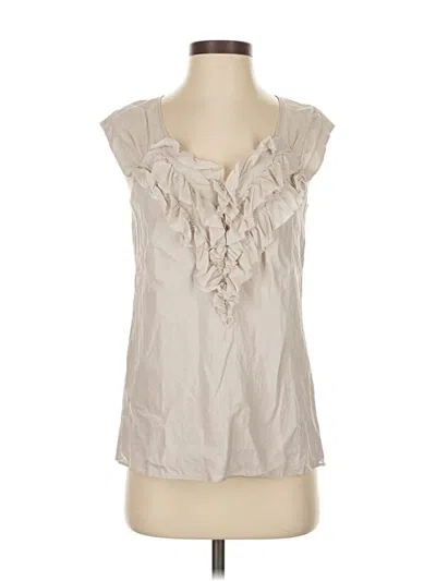 Pre-owned Banana Republic Sleeveless Blouse In Brown