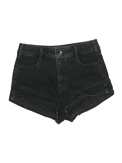 Pre-owned Pilcro Denim Shorts In Black