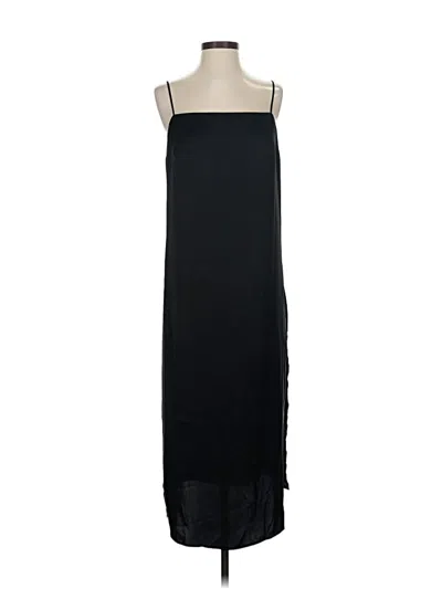 Pre-owned H&m Casual Dress In Black