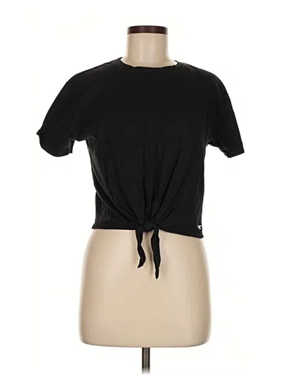 Pre-owned Hollister Active T-shirt In Black