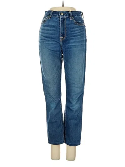 Pre-owned 7 For All Mankind Jeans In Blue