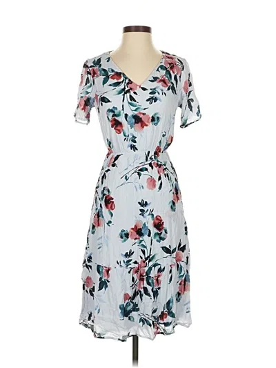 Pre-owned Jjill Casual Dress In Gray