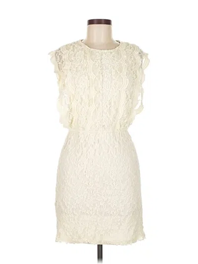 Pre-owned Bar Iii Cocktail Dress In White