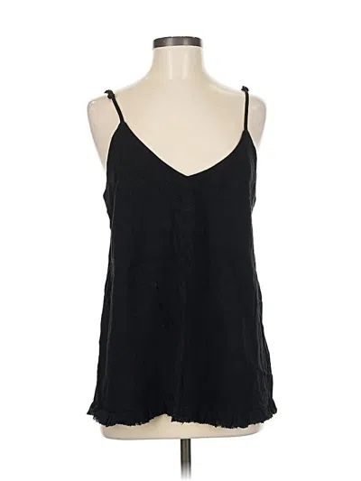Pre-owned Umgee Sleeveless Blouse In Black