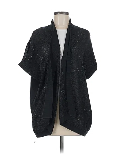 Pre-owned Ann Taylor Loft Cardigan Sweater In Black