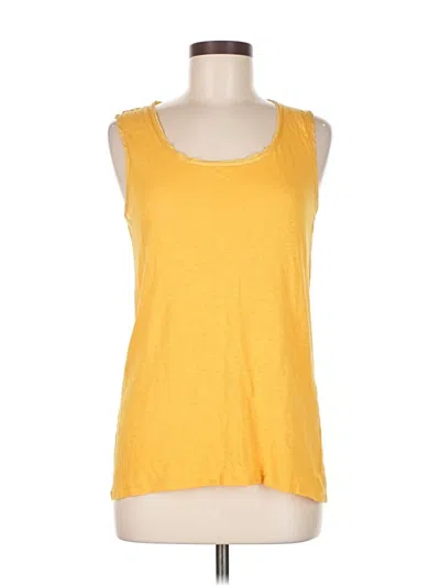 Pre-owned Elie Tahari Sleeveless T-shirt In Yellow