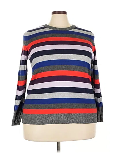 Pre-owned Court & Rowe Pullover Sweater In Blue