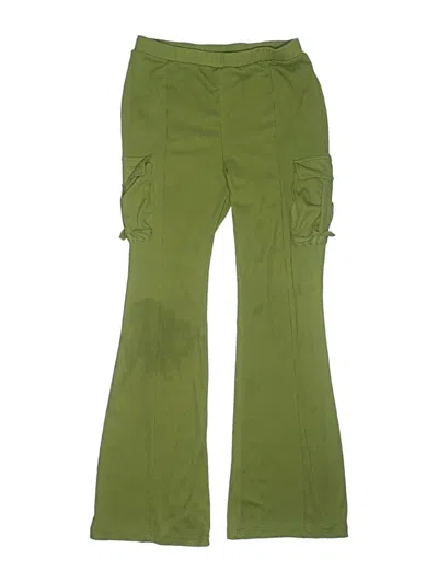 Pre-owned Forever 21 Kids' Cargo Pants In Green
