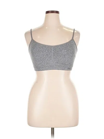 Pre-owned Nautica Sports Bra In Silver