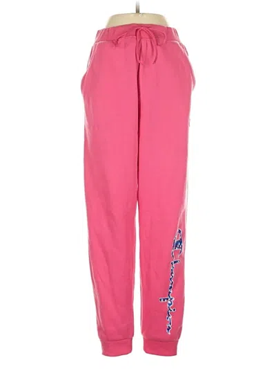 Pre-owned Champion Track Pants In Pink