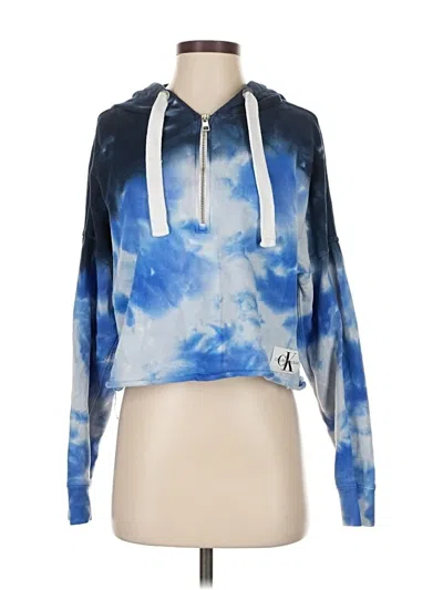 Pre-owned Calvin Klein Jeans Est.1978 Calvin Klein Jeans Pullover Hoodie In Blue