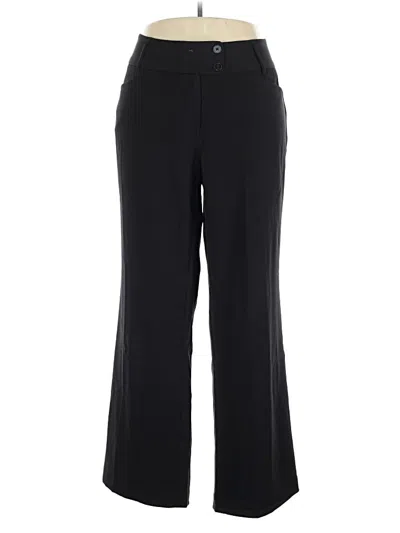 Pre-owned Rafaella Dress Pants In Black