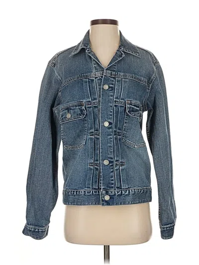 Pre-owned Uniqlo Denim Jacket In Blue