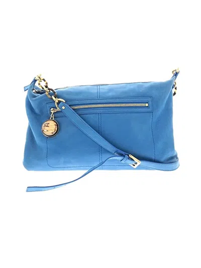 Pre-owned Fendi Leather Crossbody Bag In Blue