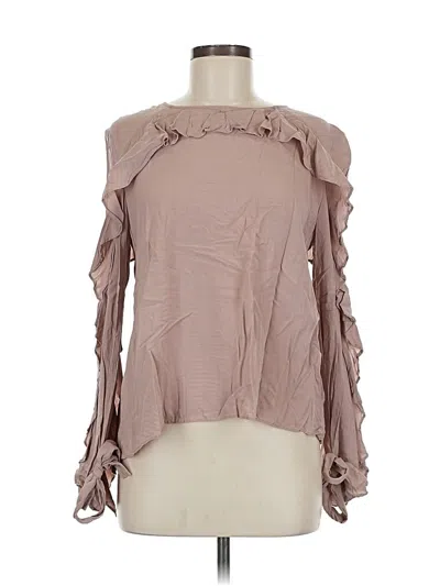 Pre-owned Mustard Seed 3/4 Sleeve Blouse In Pink