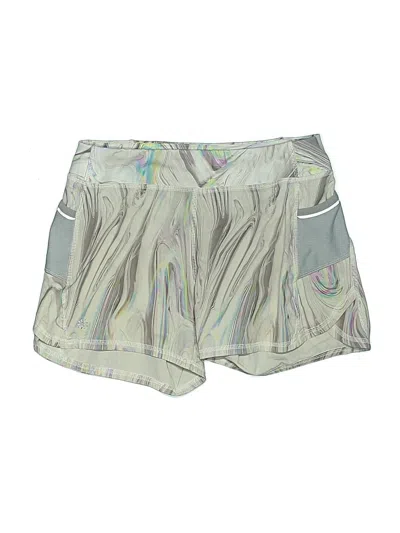 Pre-owned Athleta Girl Kids' Athletic Shorts In Silver