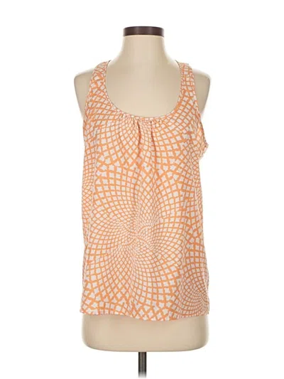 Pre-owned Cynthia Steffe Sleeveless Blouse In Orange