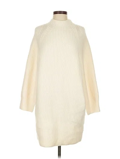 Pre-owned Express Casual Dress In White