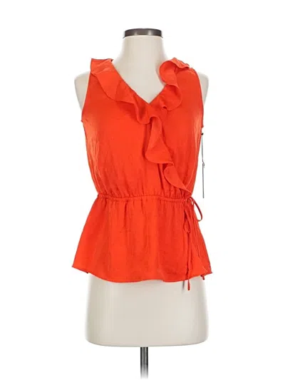 Vince Camuto Sleeveless Blouse In Orange