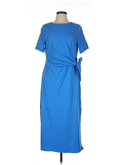 Pre-owned On 34th Casual Dress In Blue