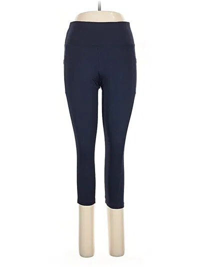 Pre-owned Bally Total Fitness Active Pants In Blue