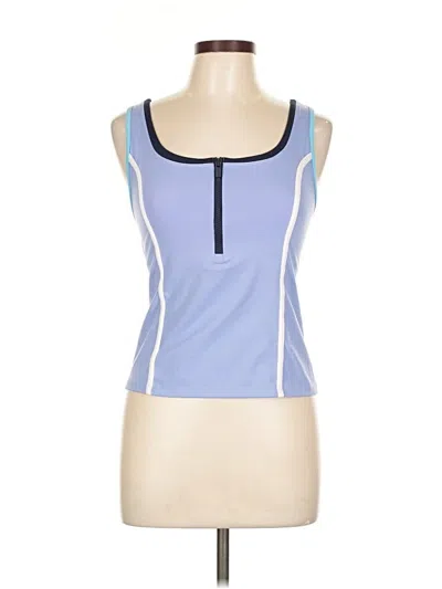 Pre-owned New Balance Active Tank Top In Blue