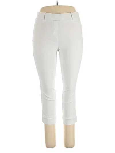 Pre-owned Rafaella Casual Pants In White