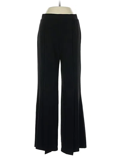 Pre-owned Susan Graver Dress Pants In Black